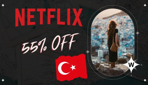 NetflixをVPNで安くトルコから月額443円で登録する方法【検証済】